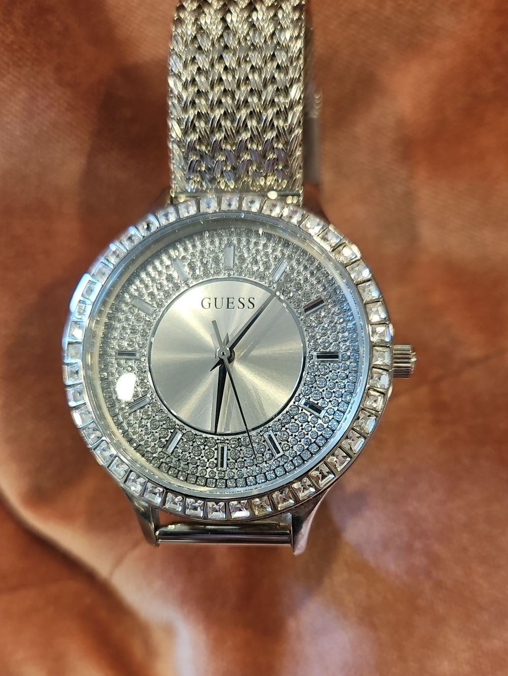 Guess Silver Rhinestone Watch EUC - Picture 9 of 9